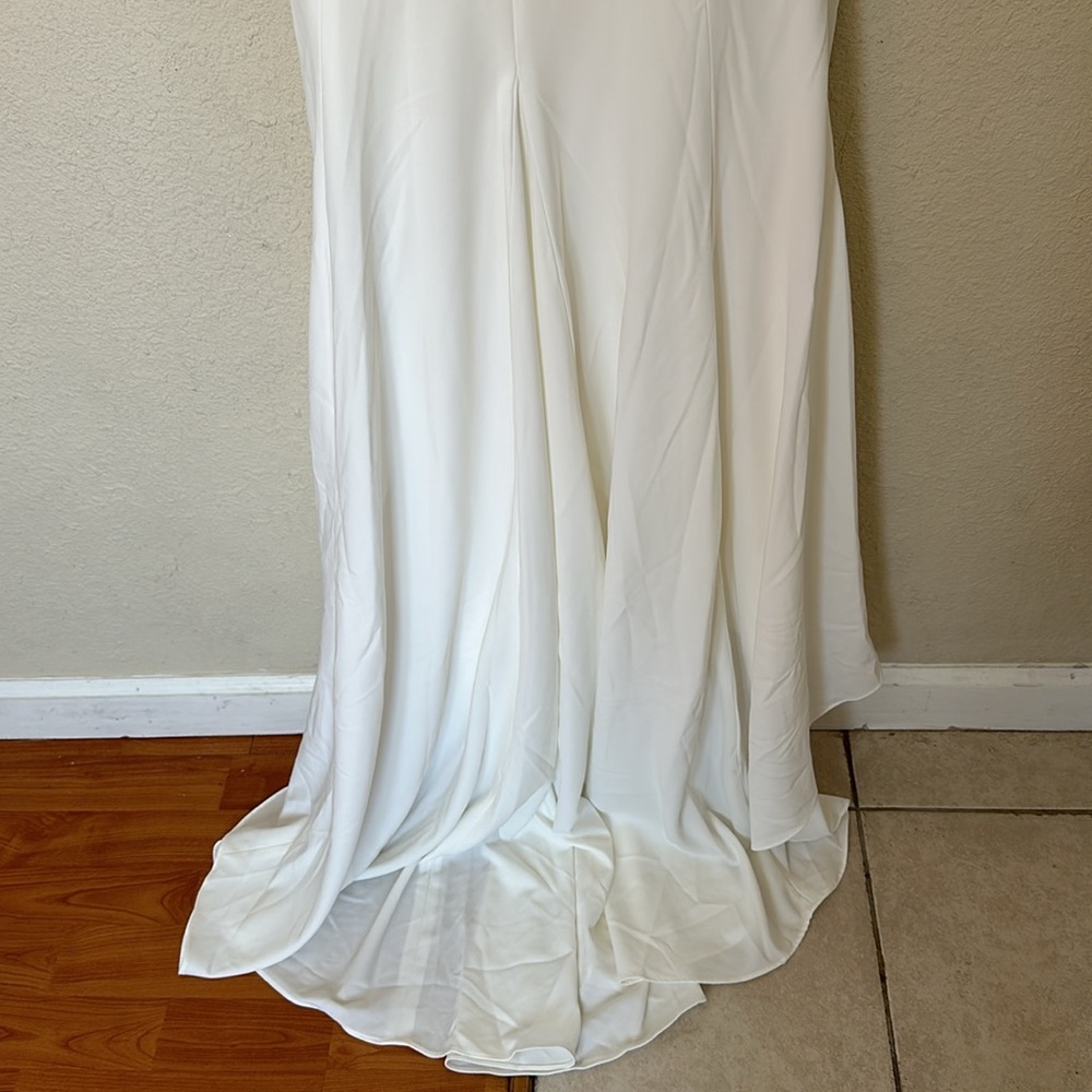 House of CB 'Esmee' Ivory Draped Strapless Bridal Gown Wedding Dress NWOT SIZE S - Picture 12 of 15